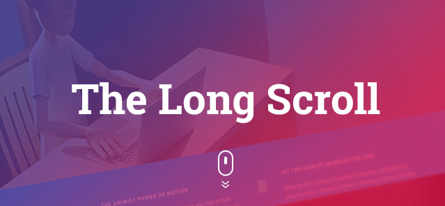 استفاده از Long scrolling در طراحی سایت